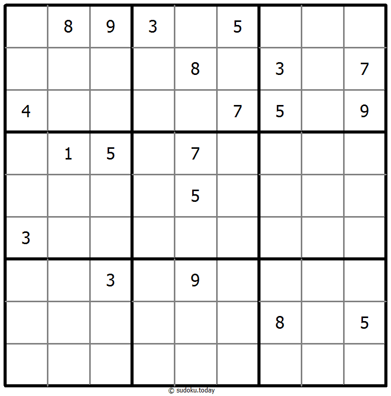 Kein-5-Sudoku