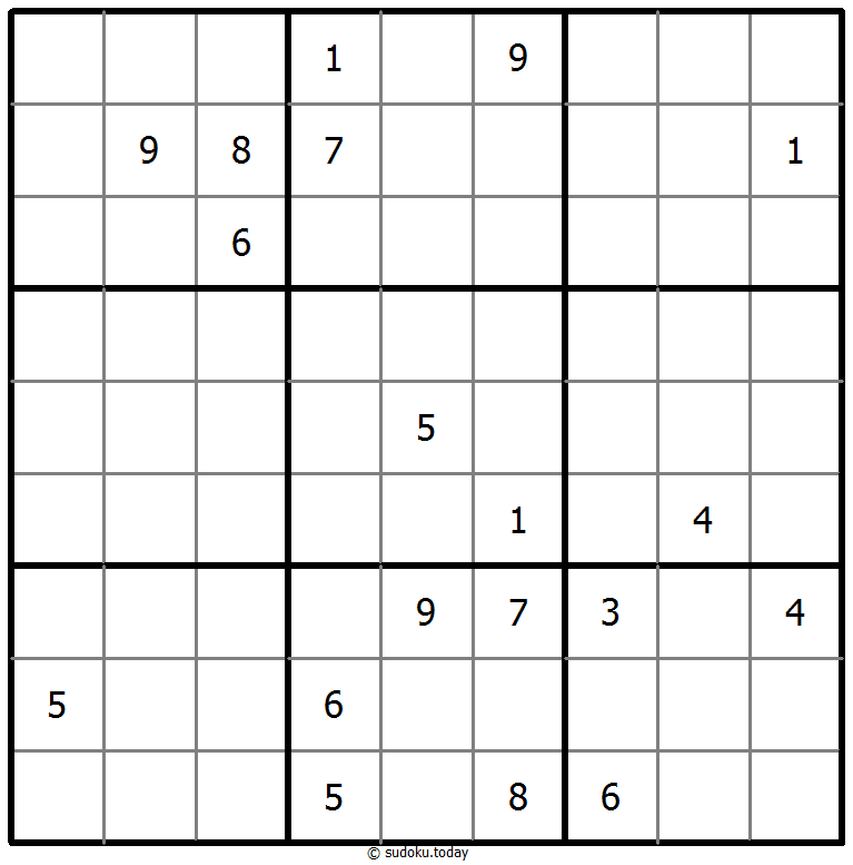 Kein-5-Sudoku