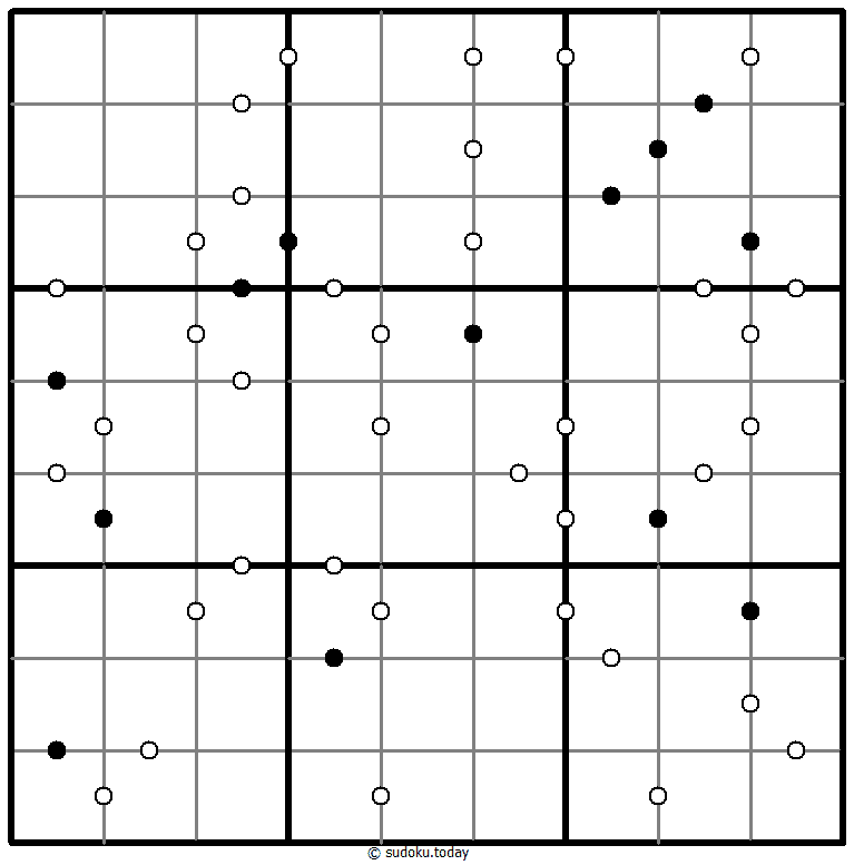 Kropki Sudoku 23. November 2025