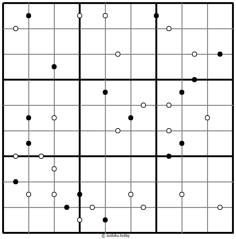 Kropki Sudoku 01. November 2025