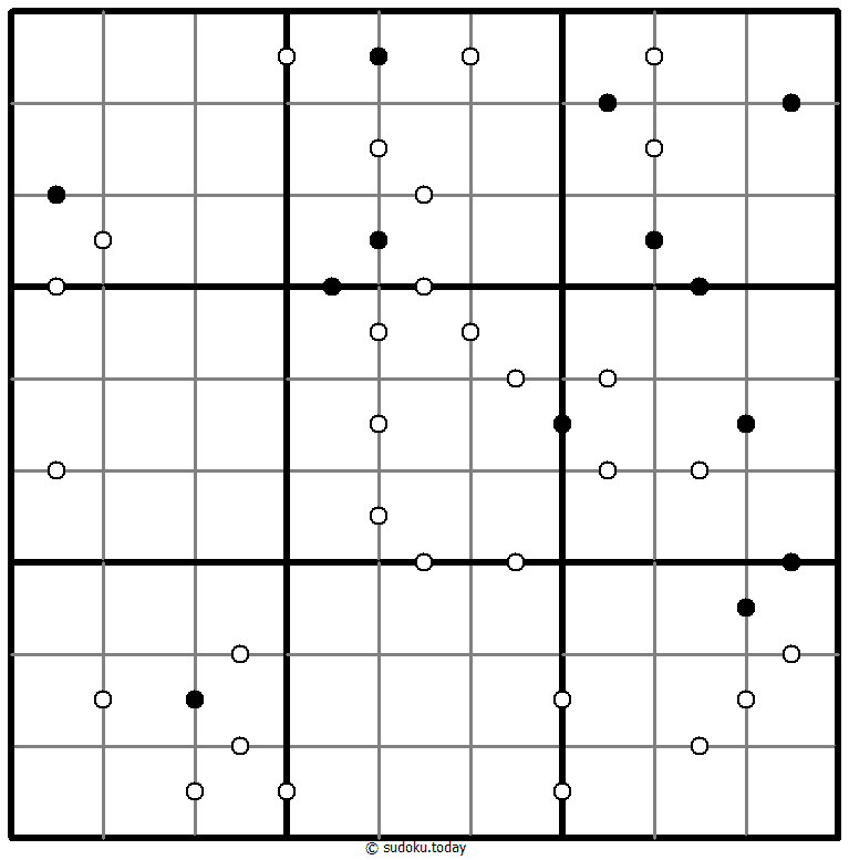 Kropki Sudoku 30. November 2025