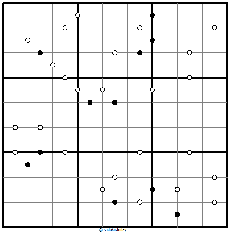 Kropki Sudoku 18. November 2025
