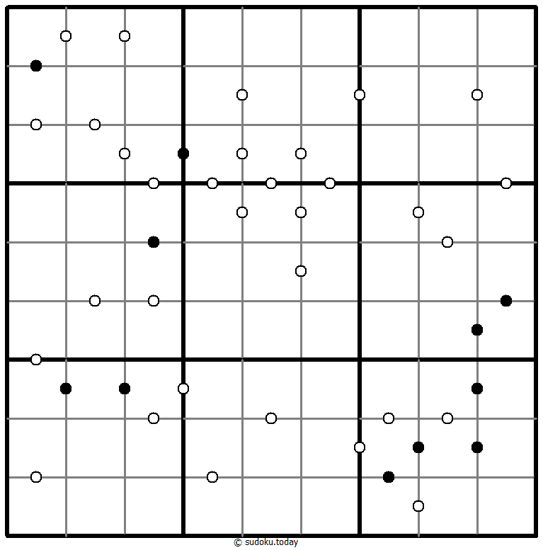 Kropki Sudoku 09. November 2025