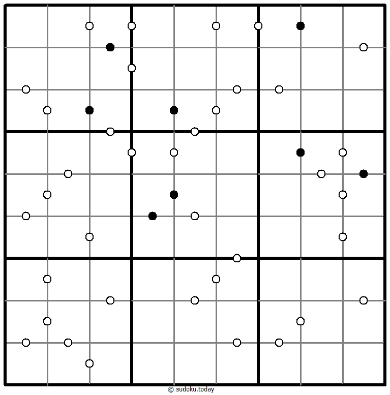 Kropki Sudoku 26. November 2025