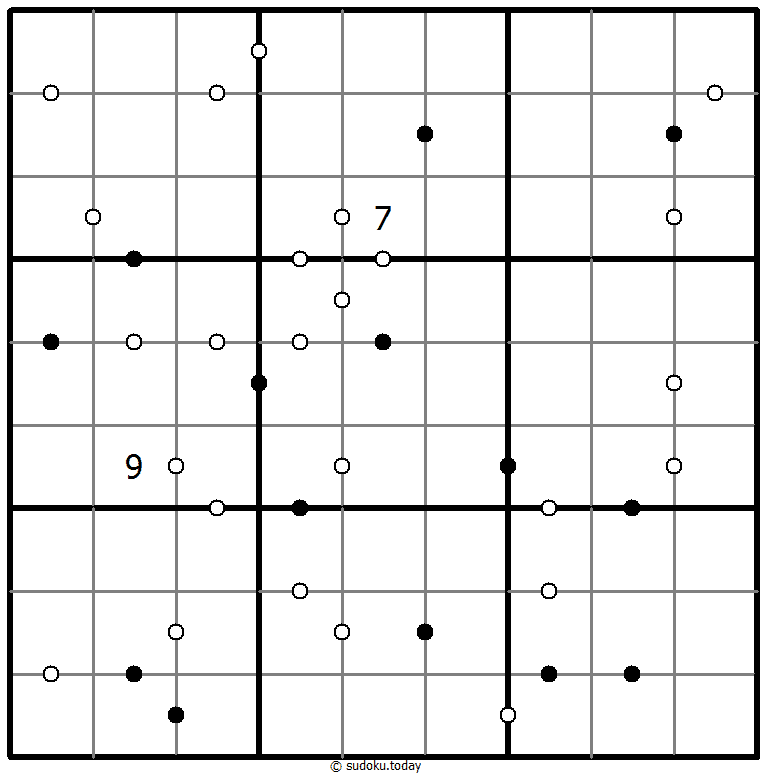 Kropki Sudoku 27. Dezember 2025