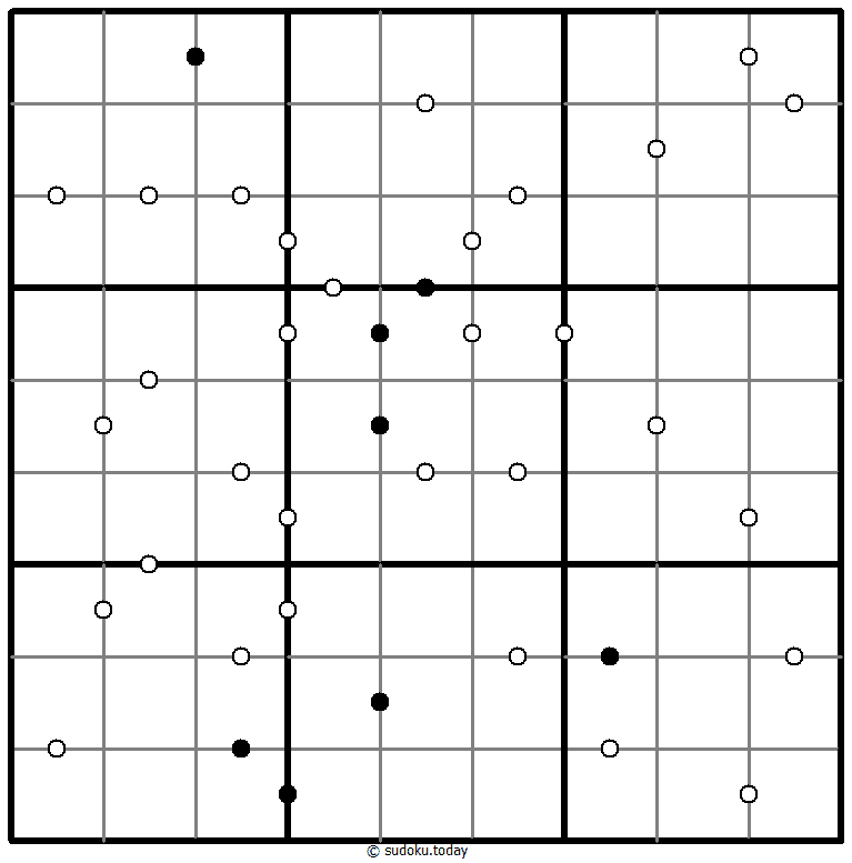 Kropki Sudoku 20. Dezember 2025
