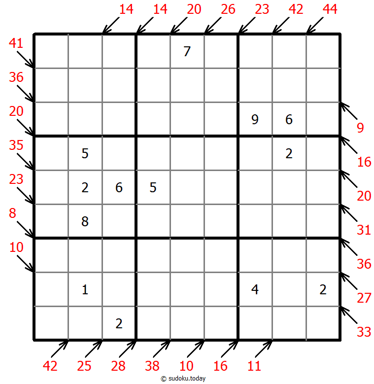 Little killer sudoku 18. Dezember 2025