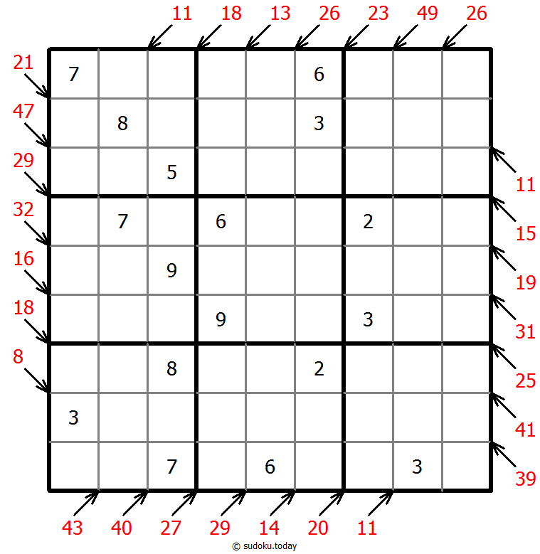 Little killer sudoku 20. November 2025