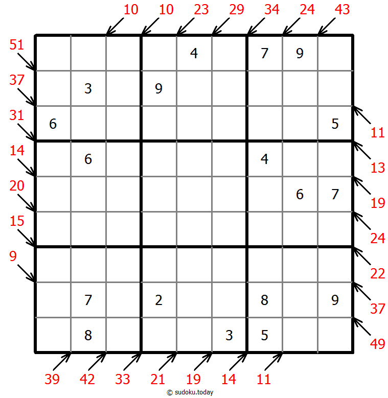 Little-Killer-Sudoku