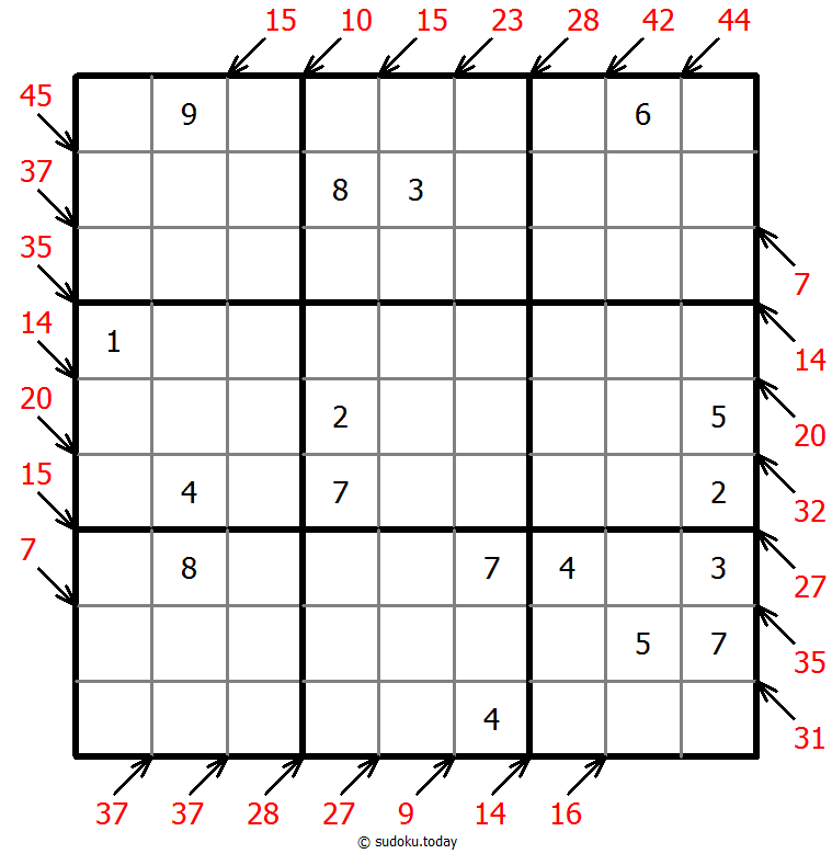 Little killer sudoku 14. November 2025