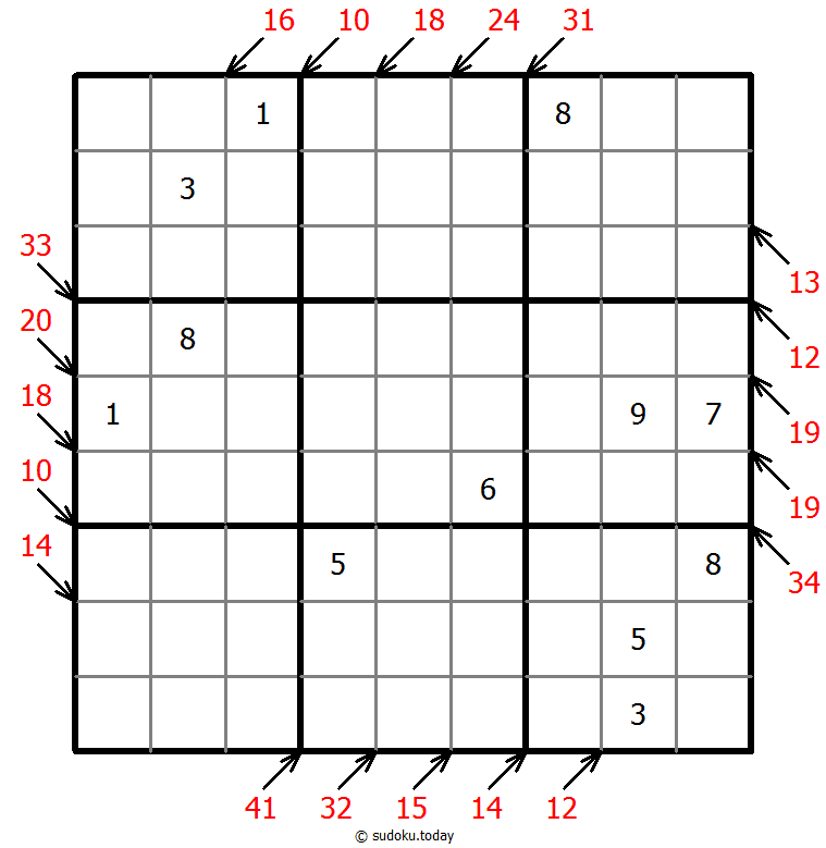 Little killer sudoku 18. November 2025
