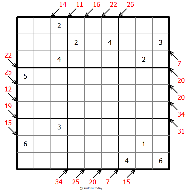 Little killer sudoku 07. November 2025