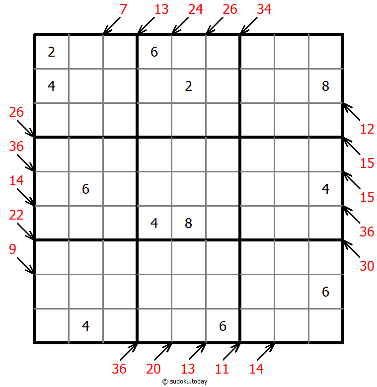 Little killer sudoku 23. November 2025