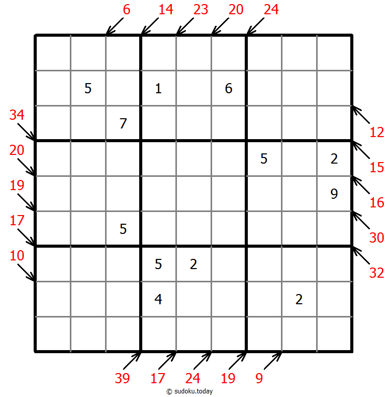 Little killer sudoku 11. Dezember 2025
