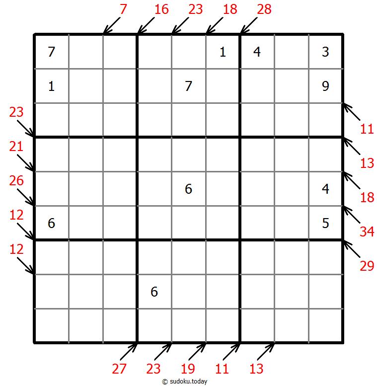 Little killer sudoku 16. November 2025