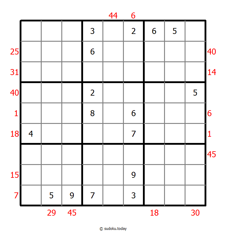 Vor-X-Summen-Sudoku