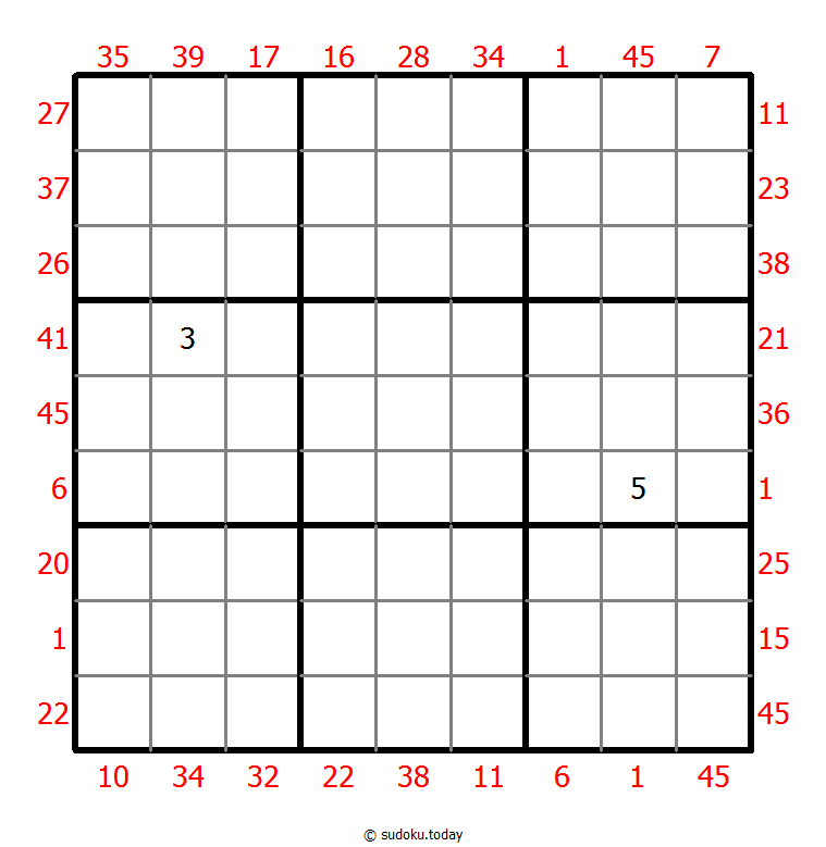 Vor-X-Summen-Sudoku