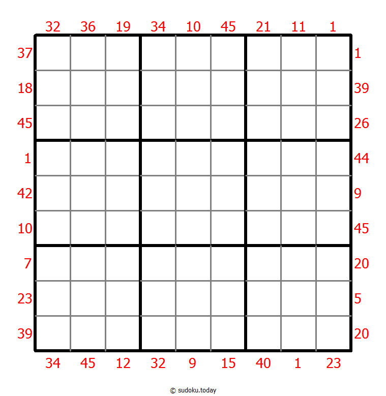 Vor-X-Summen-Sudoku