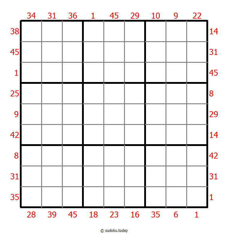 Vor-X-Summen-Sudoku