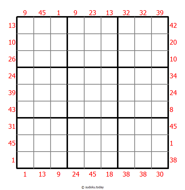 Vor-X-Summen-Sudoku