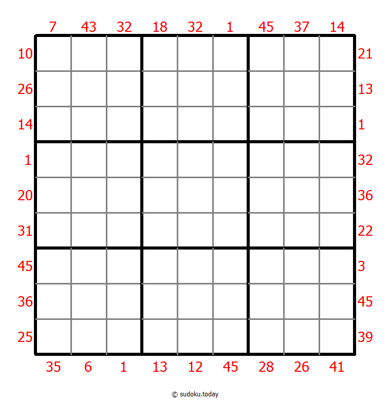Vor-X-Summen-Sudoku