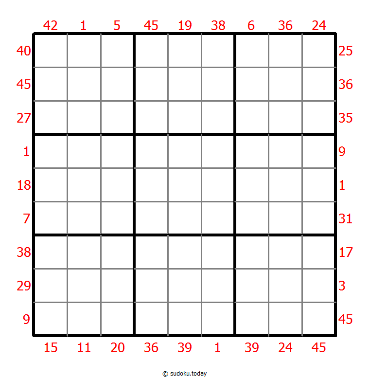 Vor-X-Summen-Sudoku