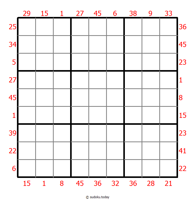 Vor-X-Summen-Sudoku