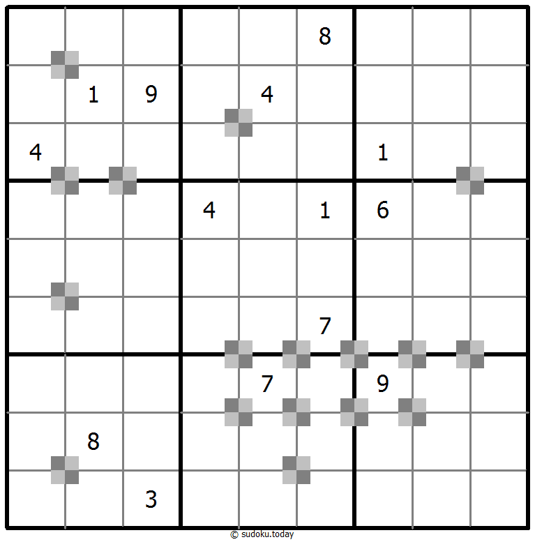Battenburg Sudoku 9. Januar 2026