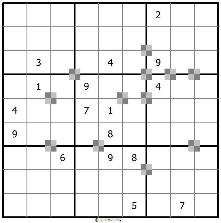 Battenburg Sudoku 25. Dezember 2025