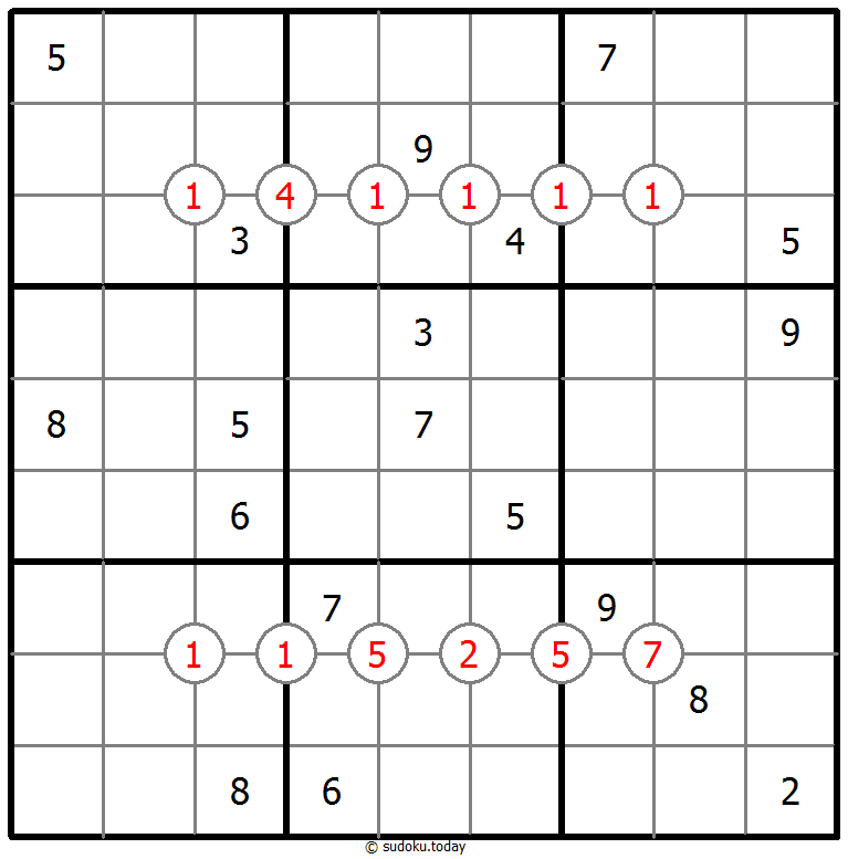 Exclude Sudoku 15. Dezember 2025