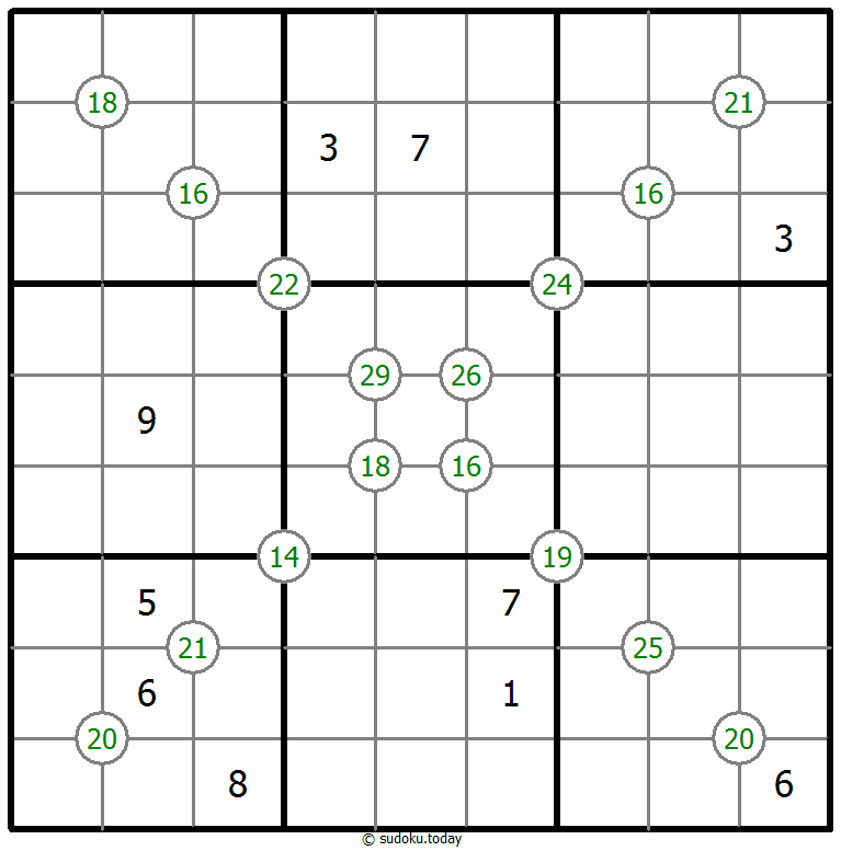 Vier-Summen-Sudoku