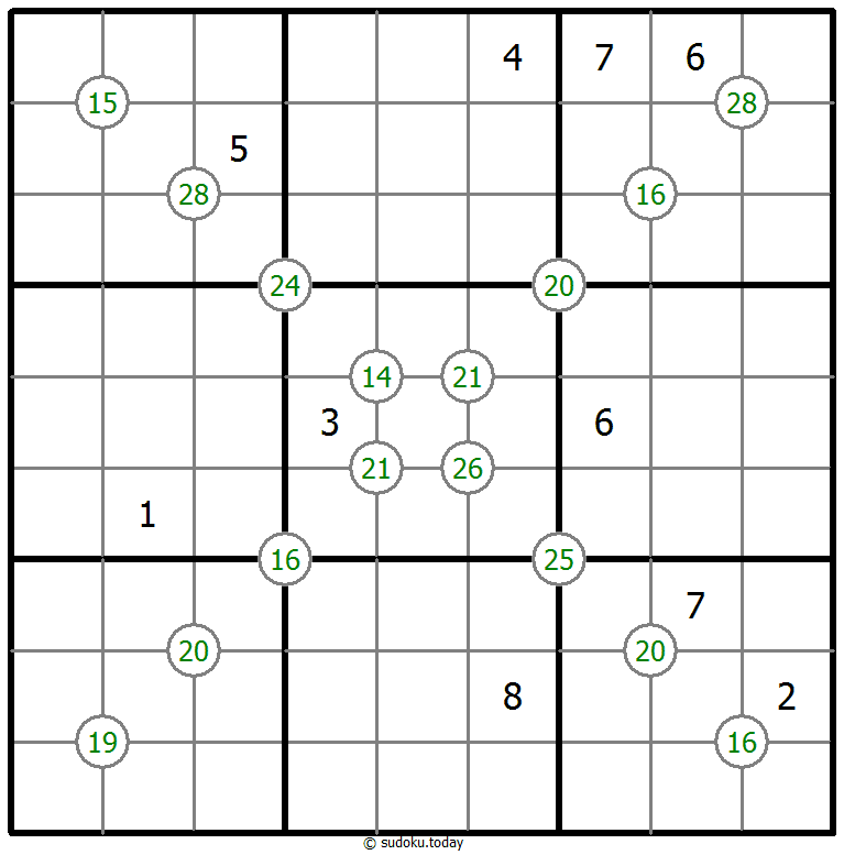 Vier-Summen-Sudoku