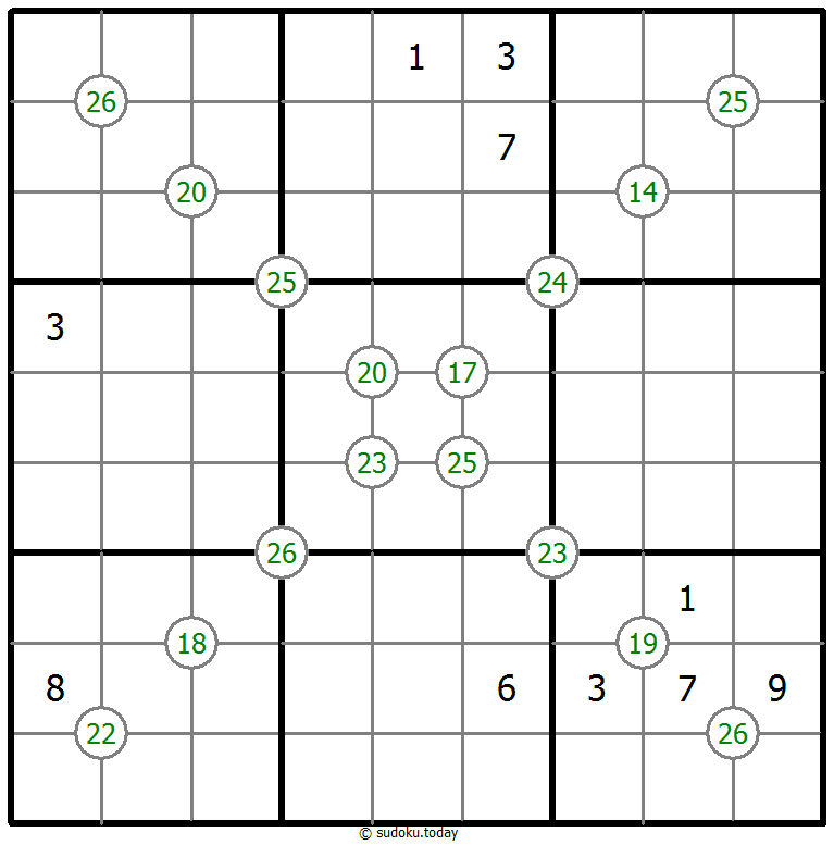 Vier-Summen-Sudoku