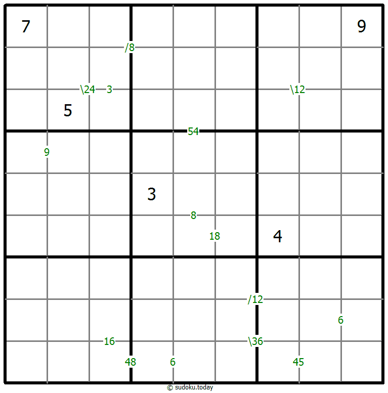 Produkt-Sudoku