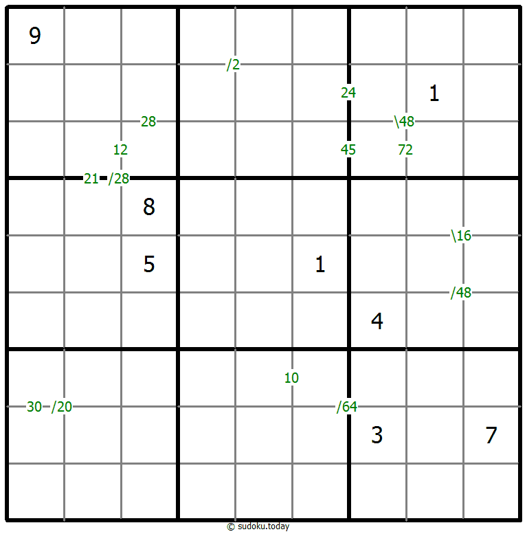Produkt-Sudoku
