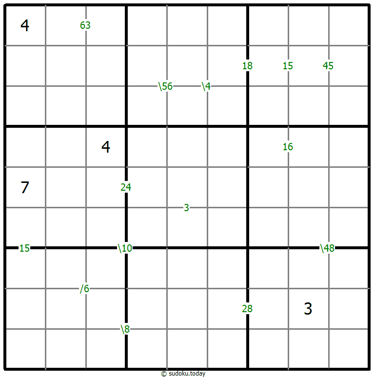Produkt-Sudoku