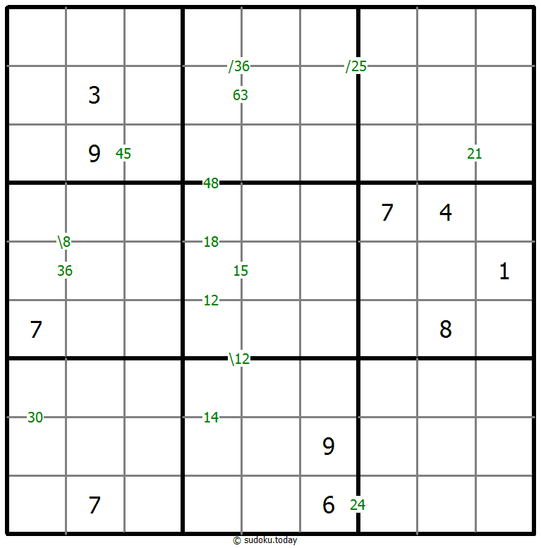 Produkt-Sudoku