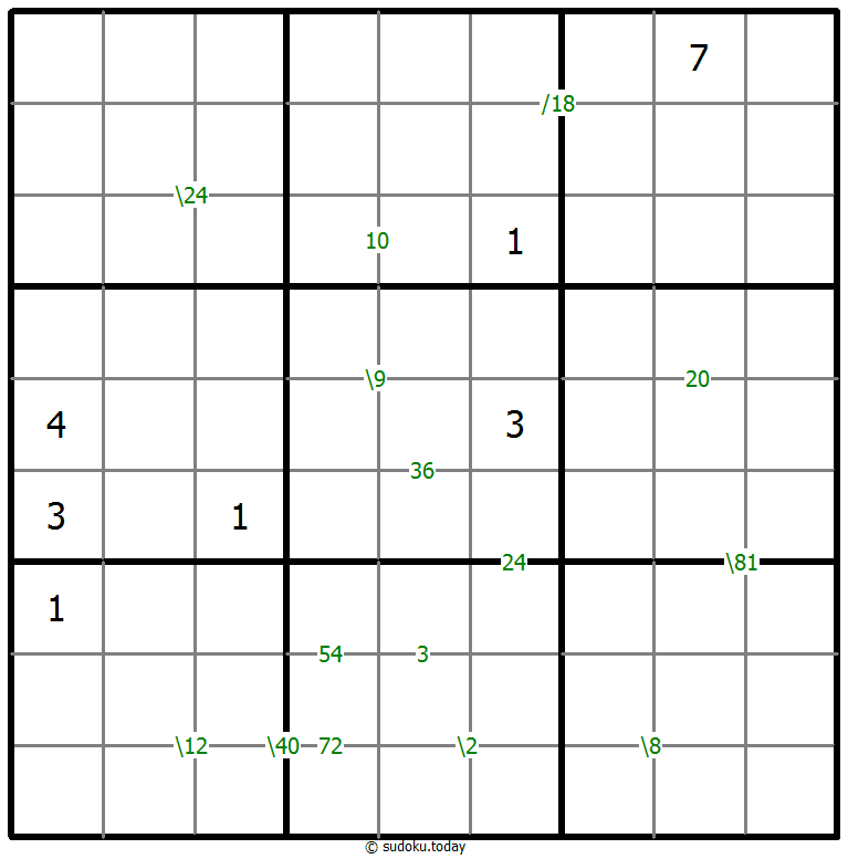 Produkt-Sudoku