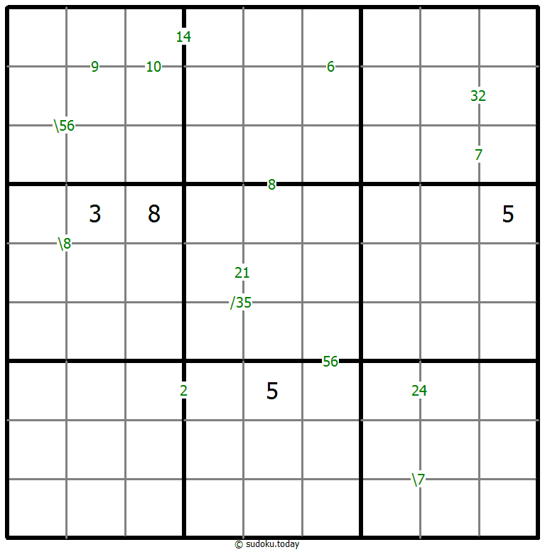 Products Sudoku 24. November 2025