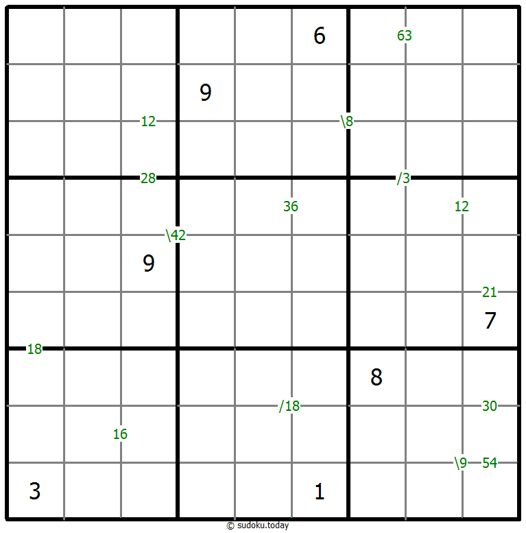 Produkt-Sudoku