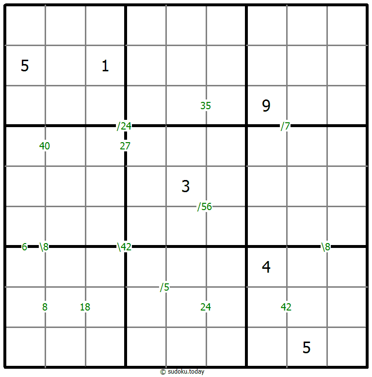 Produkt-Sudoku