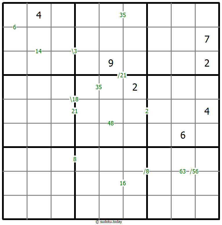 Produkt-Sudoku