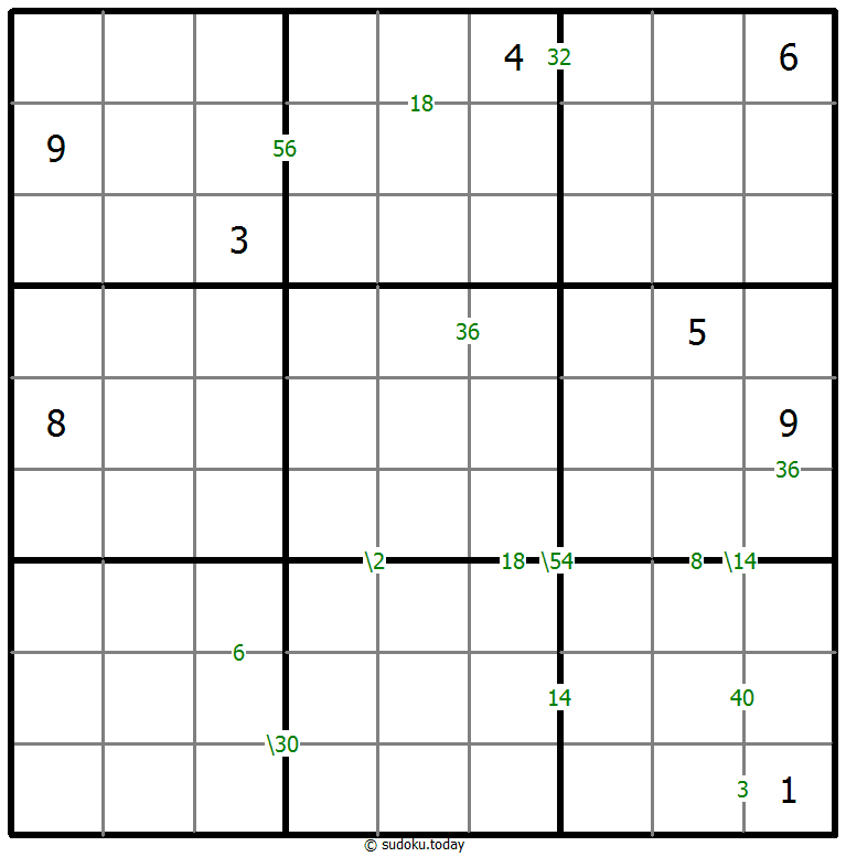 Produkt-Sudoku