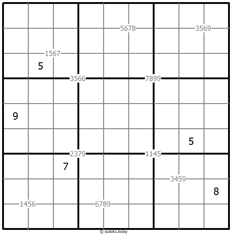 Vierfach Sudoku