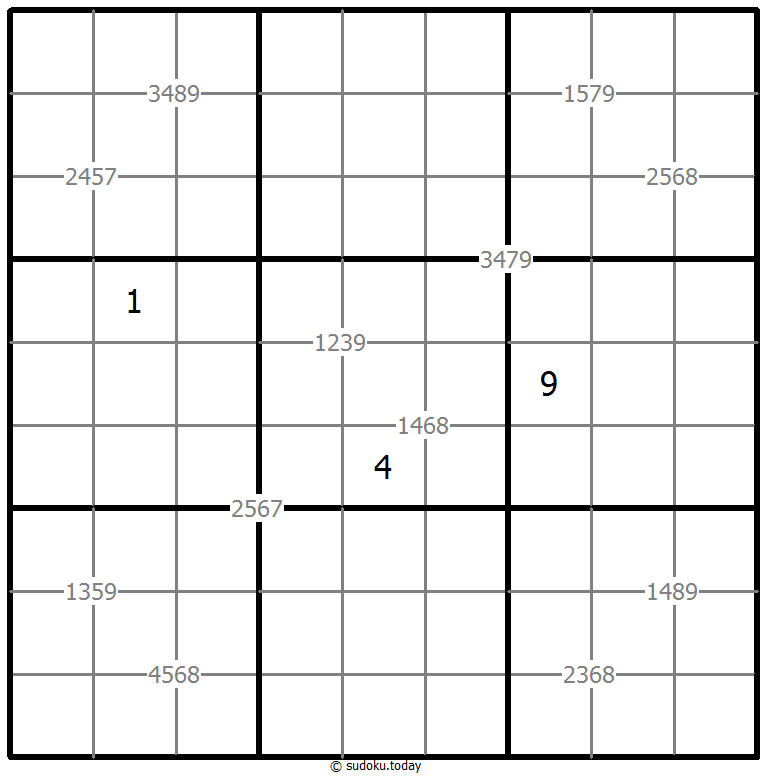 Vierfach Sudoku