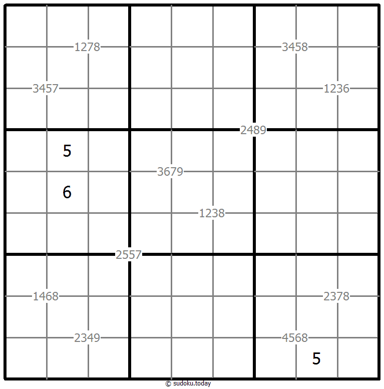 Vierfach Sudoku