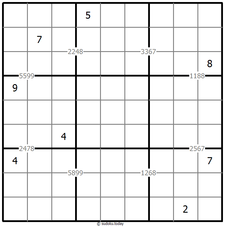 Quadruple sudoku 21. November 2025
