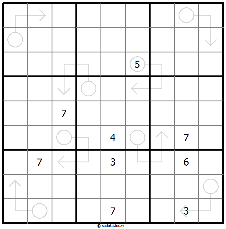 Pfeil-Sudoku