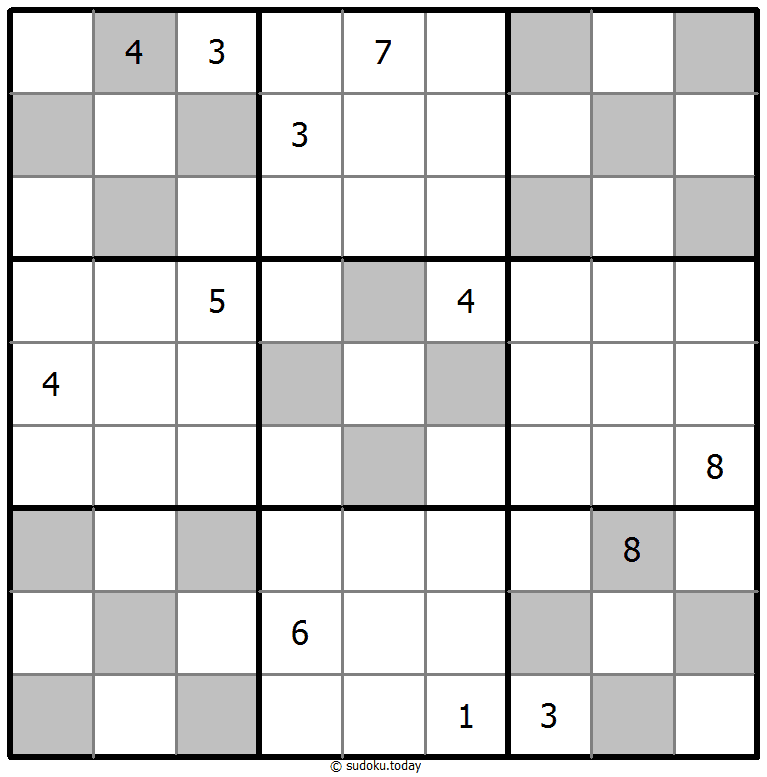 Festung-Sudoku 01. November 2025