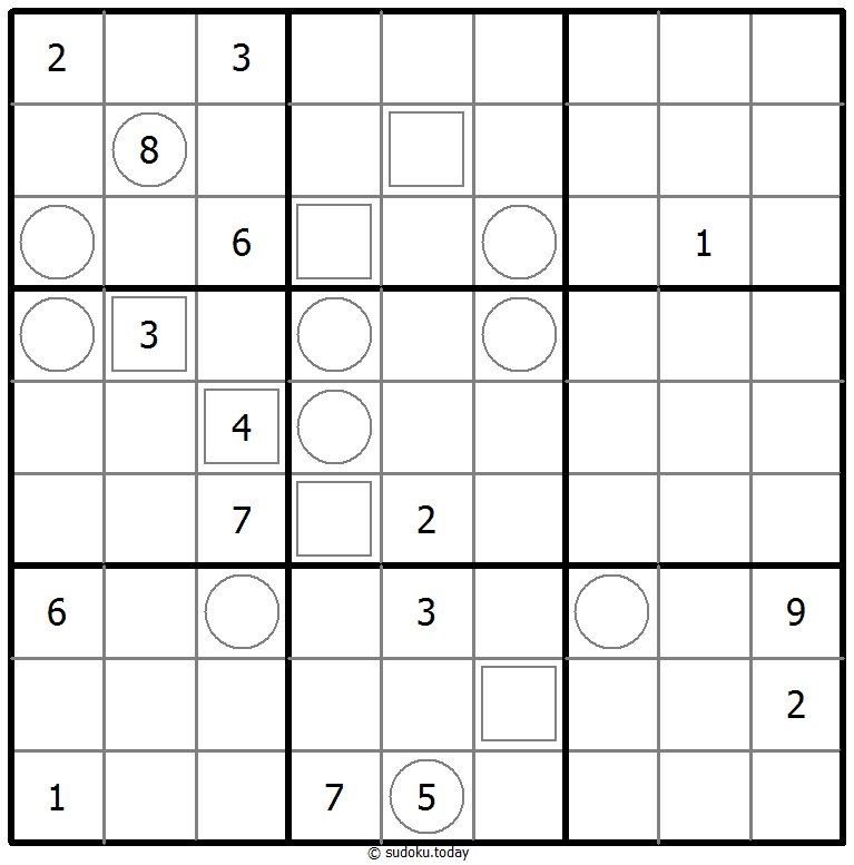Neighbourship Sudoku 06. Dezember 2025